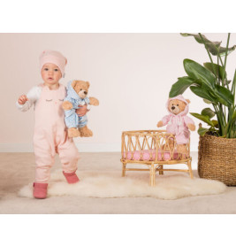 Teddy Hermann Schlafanzugbär, rosa, 30 cm