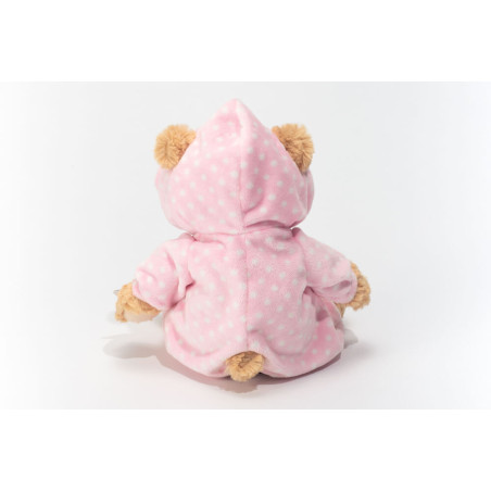 Teddy Hermann Schlafanzugbär, rosa, 30 cm