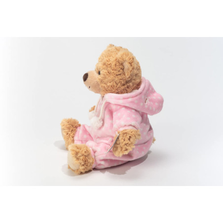 Teddy Hermann Schlafanzugbär, rosa, 30 cm