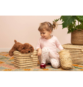 Teddy Hermann Schlenkerhund braun, 28 cm