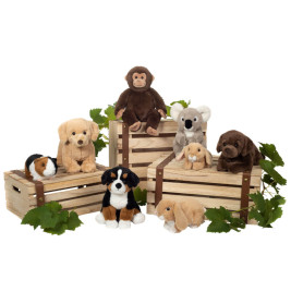 Teddy Hermann Hase hockend 22 cm