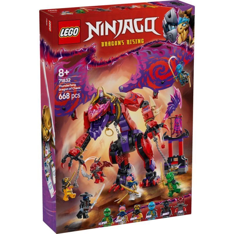 LEGO Ninjago Set 71832 mit Drache, Minifiguren und 668 Teilen, ab 8 Jahren. LEGO Ninjago Set 71832 mit Drache, Minifiguren und 668 Teilen, ab 8 Jahren.