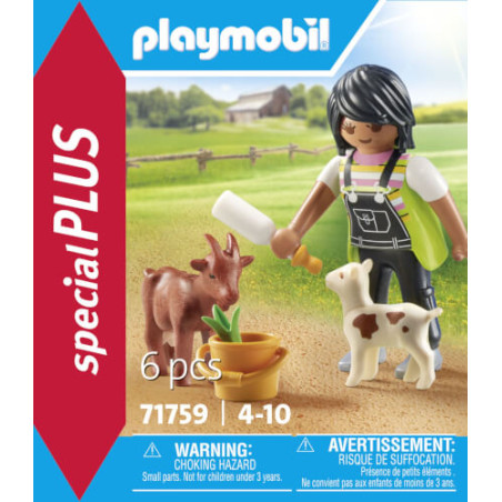 PLAYMOBIL 71759 Frau mit Ziegen