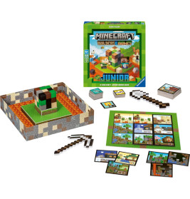 Ravensburger 24615 Minecraft Builders & Biomes Junior – Kooperatives Kinderspiel ab 5 Jahren für 2-4