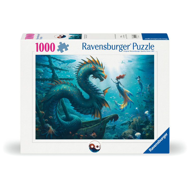 Puzzle  Enchanted Depths: Drag on  1000 Teile