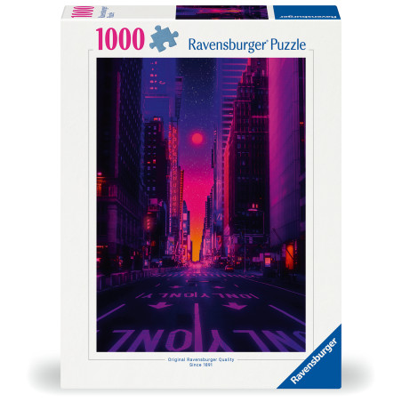 Puzzle New York in Neon 1000 Teile