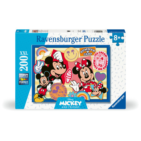 Unterwegs mit Mickey und Minn Puzzle 200 Teile XXL