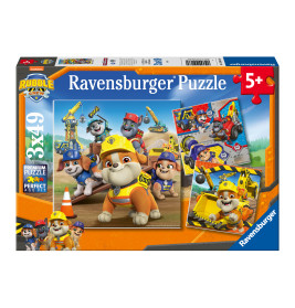Rubble & Crew Puzzle 3x49 Teile