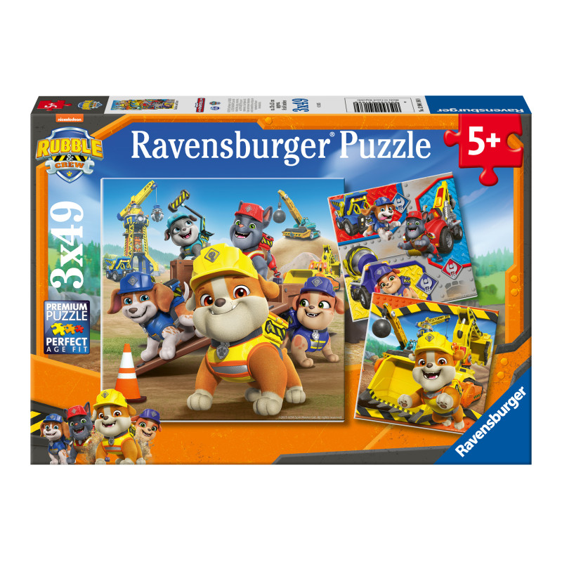 Rubble & Crew Puzzle 3x49 Teile
