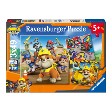 Rubble & Crew Puzzle 3x49 Teile