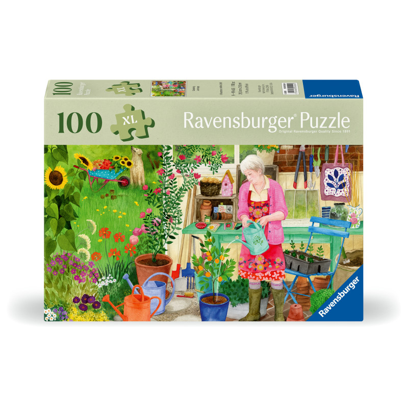 Puzzle Gartenarbeit 100 Teile XL