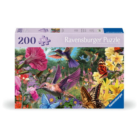 Kolibris und Schmetterlinge Puzzle 200 Teile XL