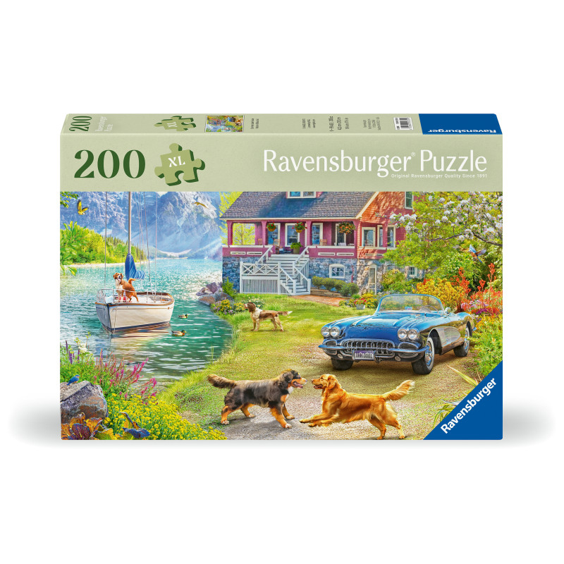 Puzzle Sommerhaus am See 200 Teile XL