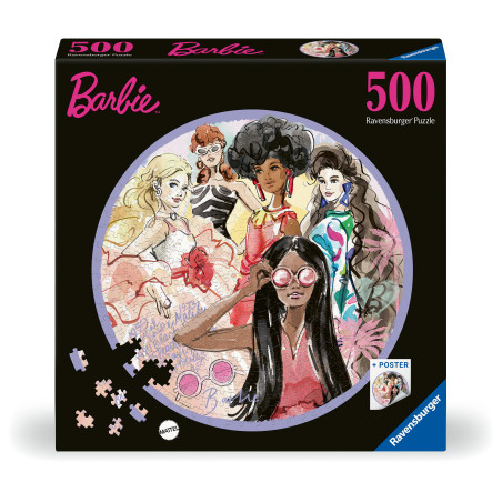Puzzle Global Style Icon Since 1959  500 Teile rund