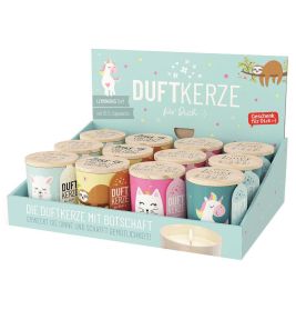 Duftkerze im Glas Zoofreunde sortiert FÜR DICH