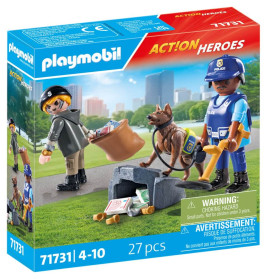 PLAYMOBIL 71731 Spurensuche mit Hund
