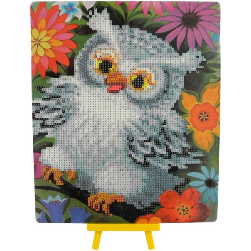 Diamond Painting Eule mit Aufsteller