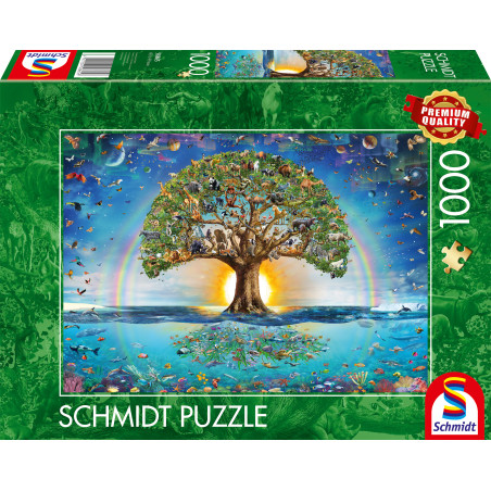 Puzzle Die Magie des Lebensbau s 1000 Teile