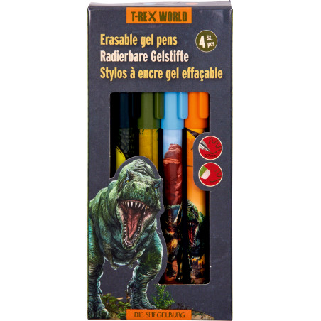 Radierbare Gelstifte - T-Rex World