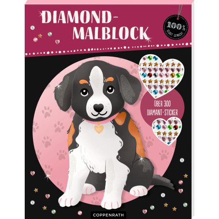 Diamond Malblock: Hund - 100% selbst gemacht