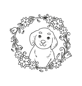 Diamond Malblock: Hund - 100% selbst gemacht