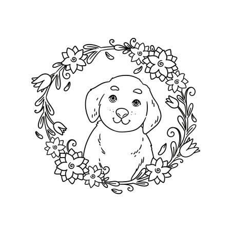 Diamond Malblock: Hund - 100% selbst gemacht