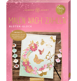 Malen nach Zahlen auf Leinwand: Blüten-G