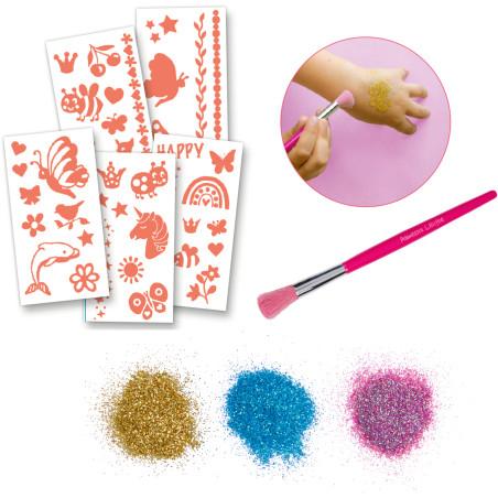 DIY Glitzer-Tattoos - Prinzessin Lillifee