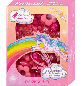 Perlenset Rosa - Einhorn-Paradies