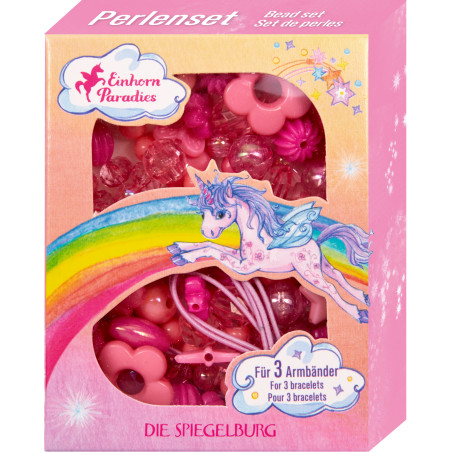 Perlenset Rosa - Einhorn-Paradies