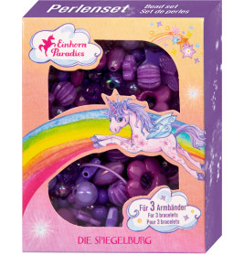 Perlenset Lila - Einhorn-Paradies