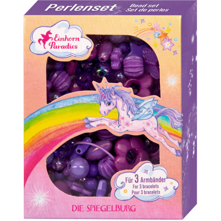 Perlenset Lila - Einhorn-Paradies