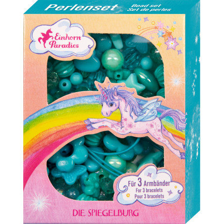 Perlenset Türkis - Einhorn-Paradies