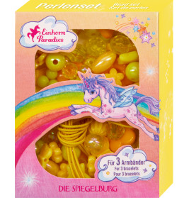 Perlenset Gelb - Einhorn-Paradies