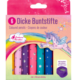 Dicke Buntstifte - Einhorn-Paradies