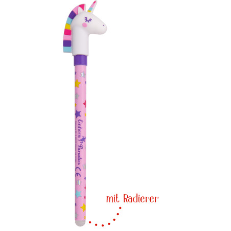 Radierbarer Gelstift - Einhorn-Paradies