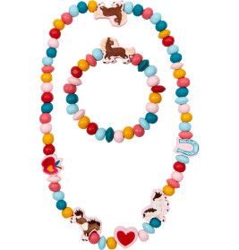 Schmuckset - Mein kl. Ponyhof (Armband+Kette)