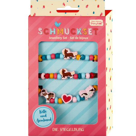 Schmuckset - Mein kl. Ponyhof (Armband+Kette)