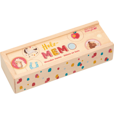 Holz-Memo - Mein kl. Ponyhof