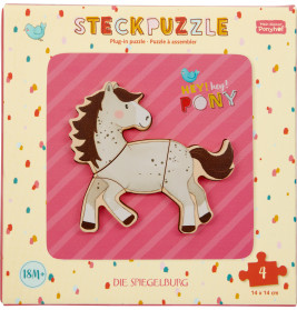 Steck-Puzzle - Mein kl. Ponyhof (4 T.)