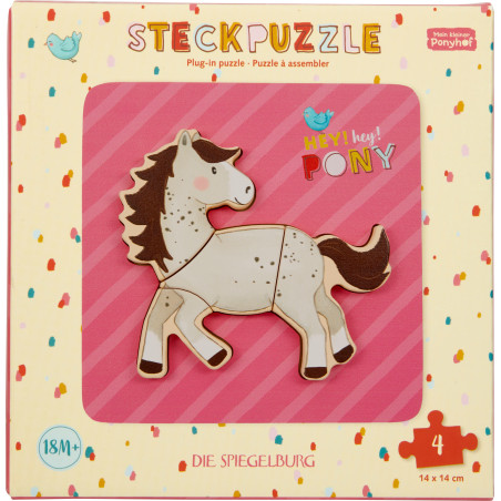 Steck-Puzzle - Mein kl. Ponyhof (4 T.)