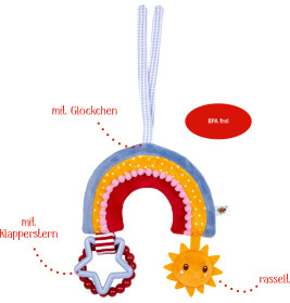 Buggyanhänger Regenbogen - BabyGlück