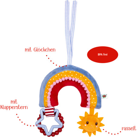 Buggyanhänger Regenbogen - BabyGlück