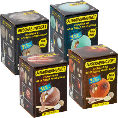 Edelstein-Ausgrabungsset Planet - Wild+Cool