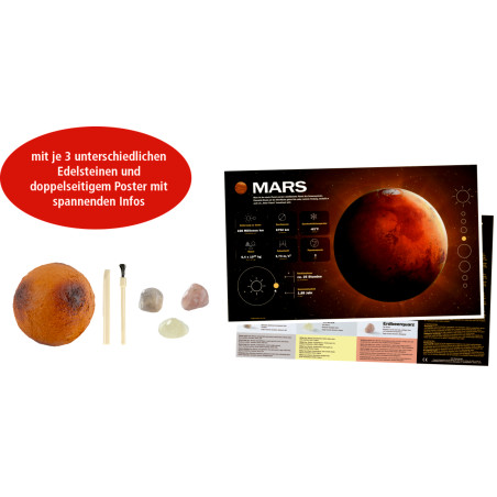 Edelstein-Ausgrabungsset Planet - Wild+Cool