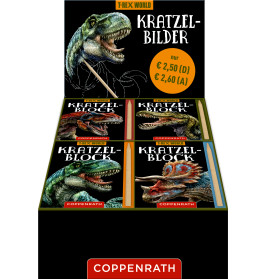 Kratzelbilder - T-Rex World