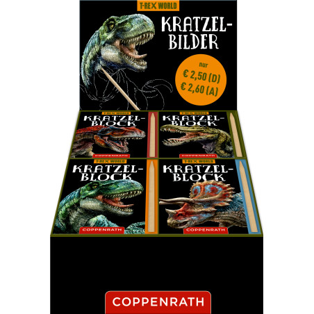 Kratzelbilder - T-Rex World