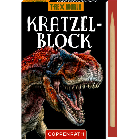 Kratzelbilder - T-Rex World