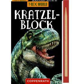 Kratzelbilder - T-Rex World