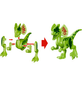 Mini-Bausatz Dinosaurier - T-Rex World,
